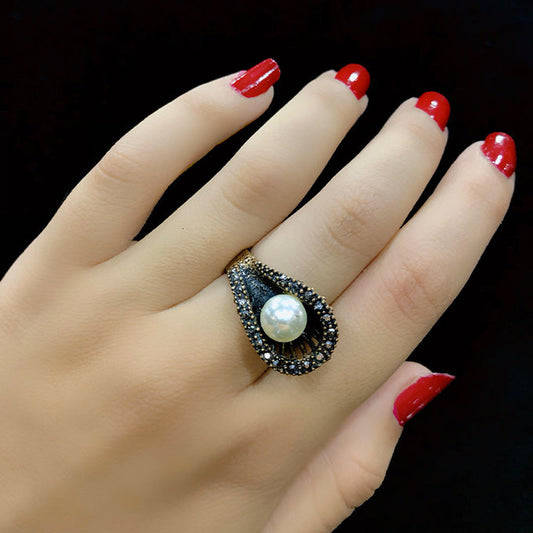 BAGUE ABELIA EN BRONZE AJUSTABLE